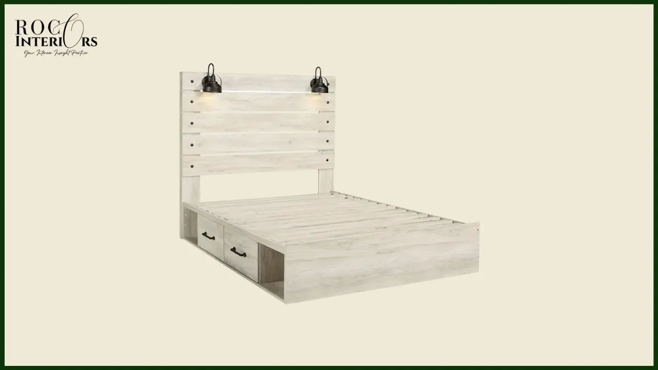 Drystan Panel Bed with 2 Drawers