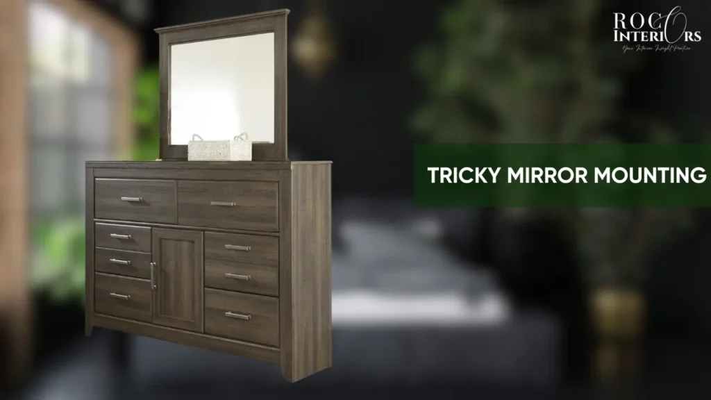 Tricky Mirror Mounting in Juararo Bedroom Set