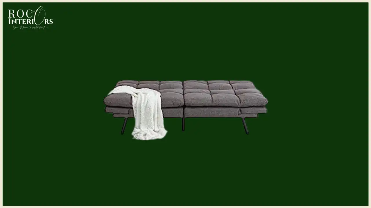 MUUEGM Futon Memory Foam Convertible Sofa Bed