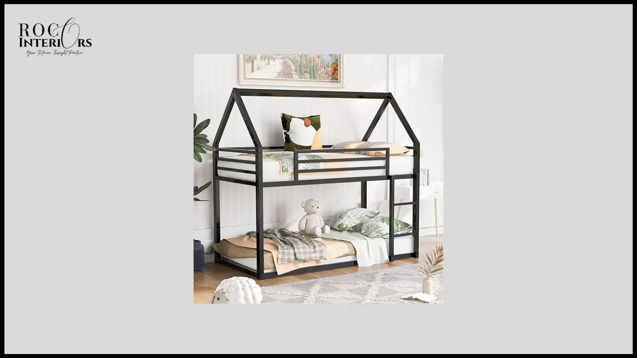Merax House Design Metal Bunk Bed for kids