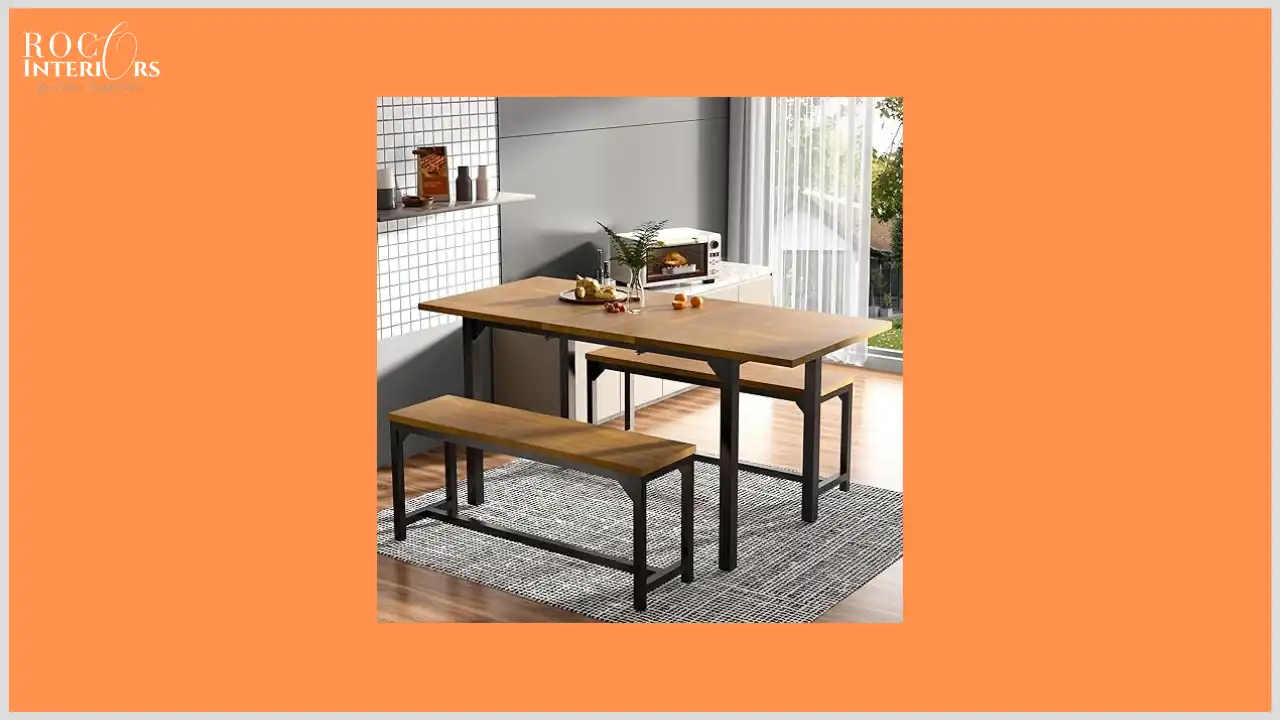 TOLEAD Extendable Dining Table Set